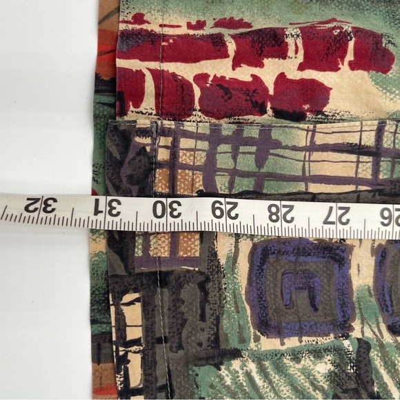 Vintage Tori Richard Honolulu Mens Hawaiian Shirt 2XB Geometric Abstract USA - Picture 10 of 10